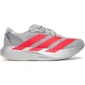 Adidas Chaussure de course 'Adizero EVO SL' gris / rouge néon / argent