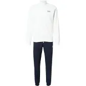 EA7 pour homme. 8NPV60_PJVRZ Survêtement Core Identity blanc, marine (XXL), Casuel, Sport, Coton, Manche longue