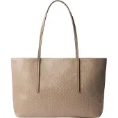 Calvin Klein Cabas taupe / blanc naturel