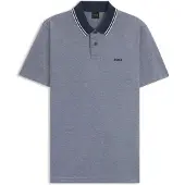 BOSS Pe Oxford New Short Sleeve Polo Bleu S Homme