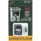 WildcameraXL Trailcamera SDXC 64GB (64 Go, SDXC), Carte mémoire, Noir