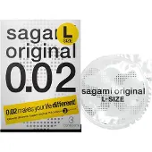 Sagami Original 0,02 L - préservatif ultra-fin - 58mm - boîte de 3