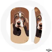 MANIACASE Souris Sans Fil Basset Hound chien visage
