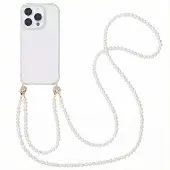 IMoshion Coque avec cordons de téléphone Apple iPhone 16 Pro - Perles