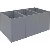 Mendler Jardinière sur pied -P64 (lot de 3)