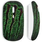 MANIACASE Souris Sans Fil Monster Style Energy Green