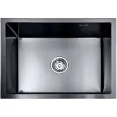 Lendo Online Évier de Cuisine Inox 59x44 cm Anthracite