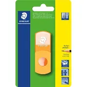 Staedtler Spitzdose mit Radierer 2in1 neonorange