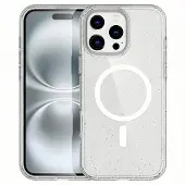 IMoshion Coque Pailletée avec MagSafe Apple iPhone 16 Pro Max - Paillettes Transparent