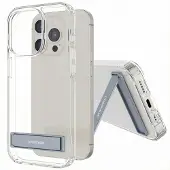 IMoshion Coque Stand pour Apple iPhone 15 Pro - Transparent