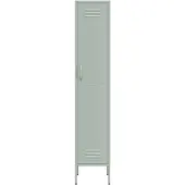Lendo Online Armoire Vestiaire 35x50x180 cm Métal Vert