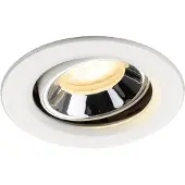 SLV Spot encastré Numinos Move XS blanc/chrome 4000K - 55 deg