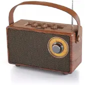 Memory Solution Radio rétro avec lecteur USB Bluetooth