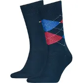 Tommy Hilfiger Chaussettes 2 Paires Mélange Bleu