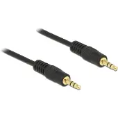 DeLOCK - Câble audio - mini-phone stereo 3.5 mm mâle pour mini-phone stereo 3.5 mm mâle - 2 m - noir