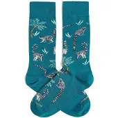 Jimmy Lion Chaussettes Lémur Taille L Bleu