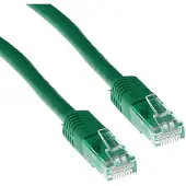 ACT 3 m Catégorie 5e Câble réseau - Deuxième connecteur : 1 x RJ-45 Réseau - Mâle - Câble patch - Contact plaqué or - Vert