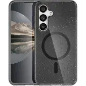 IMoshion Coque Pailletée avec MagSafe pour Samsung Galaxy S24 - Glitter Noir