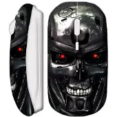 MANIACASE Souris Sans Fil Terminator Blanc