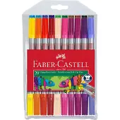 Faber-Castell Set de 20 feutres Double pointe