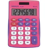 MAUL Calculatrice de poche MJ450 Junior Pink (Fonctionnement sur piles)