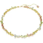 Swarovski Chaîne 'Gema' bleu clair / or / vert / rose