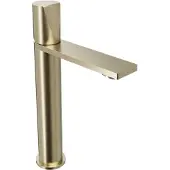 Blaufoss Eris EcoStart robinet de lavabo réhaussé Brushed Champagne Gold