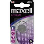 Maxell Pile bouton lithium CR1620 1 blister