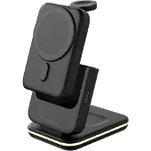 Mobilize 4 In 1 Kabellose Ladestation mit Abnehmbarer Powerbank (23 W), Chargeur sans fil, Noir