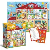 Dodo Wimmelpuzzle 60 Haustiere zu Hause (60 pièces)