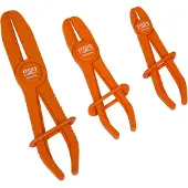 Bahco Set Of 3 Hose Pliers Orange