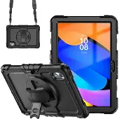 Accezz Coque arrière Defender XT pour Lenovo Idea Tab - Noir