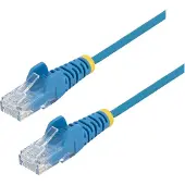 StarTech.com .com Câble Cat6 de 0,5 m - Slim - Connecteurs RJ45 Snagless - Bleu