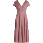 Vera Mont Robe d’été rose ancienne
