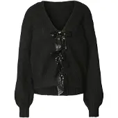 Urban Classics Cardigan noir / noir chiné