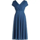 Vera Mont Robe d’été bleu roi