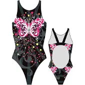 Turbo Butterfly Stars Pro Resist Swimsuit Noir S Femme