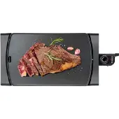 Taurus Steakmax 2600 de 2600w avec plaque de 49x27cm et 3 couches antiadhésives pour cuisine 100% uniforme