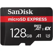 SanDisk Express 128 Gb Sd Card Clair