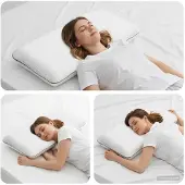 vidaXL Coussin de sommeil Uni 70 x 40 x 14 cm