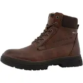 Tom Tailor Bottines à lacets rouille