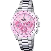 Festina Montre à affichage analogique rose