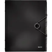 Leitz Organisateur Solid , format A4, 3 couvertures de protection, 12 compartiments, PP, noir