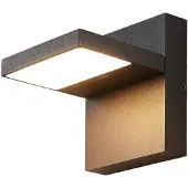 LUCANDE Luminaires d'extérieur , Silvan, Noir, Balcon, Aluminium, Moderne