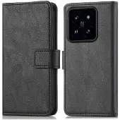 IMoshion Étui de télephone portefeuille de luxe Xiaomi 14 - Noir