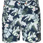 Petrol Industries Shorts de bain 'Covecrest' bleu marine / bleu clair / vert