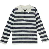 s.Oliver T-Shirt marine / blanc cassé