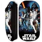 MANIACASE Souris sans fil - Star Wars - Affiche - Noir - Compatible Mac et PC - Clé USB wifi incluse