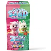 TUBAN Fluffy Sand rose & vert