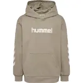 Hummel Sweat de sport taupe / blanc